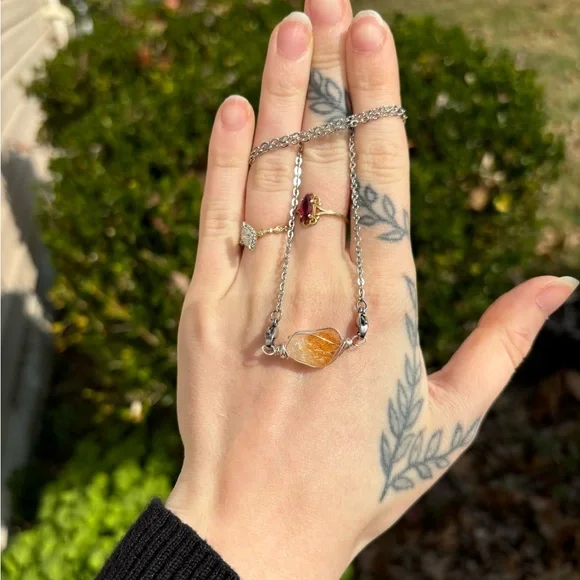 Citrine interchangeable necklace - Picture 2 of 5